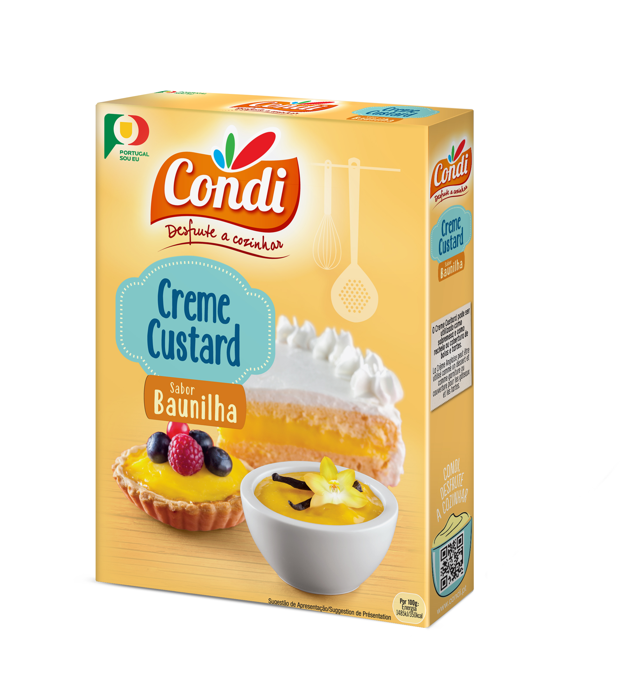 CREME CUSTARD BAUNILHA 150 GR CONDI